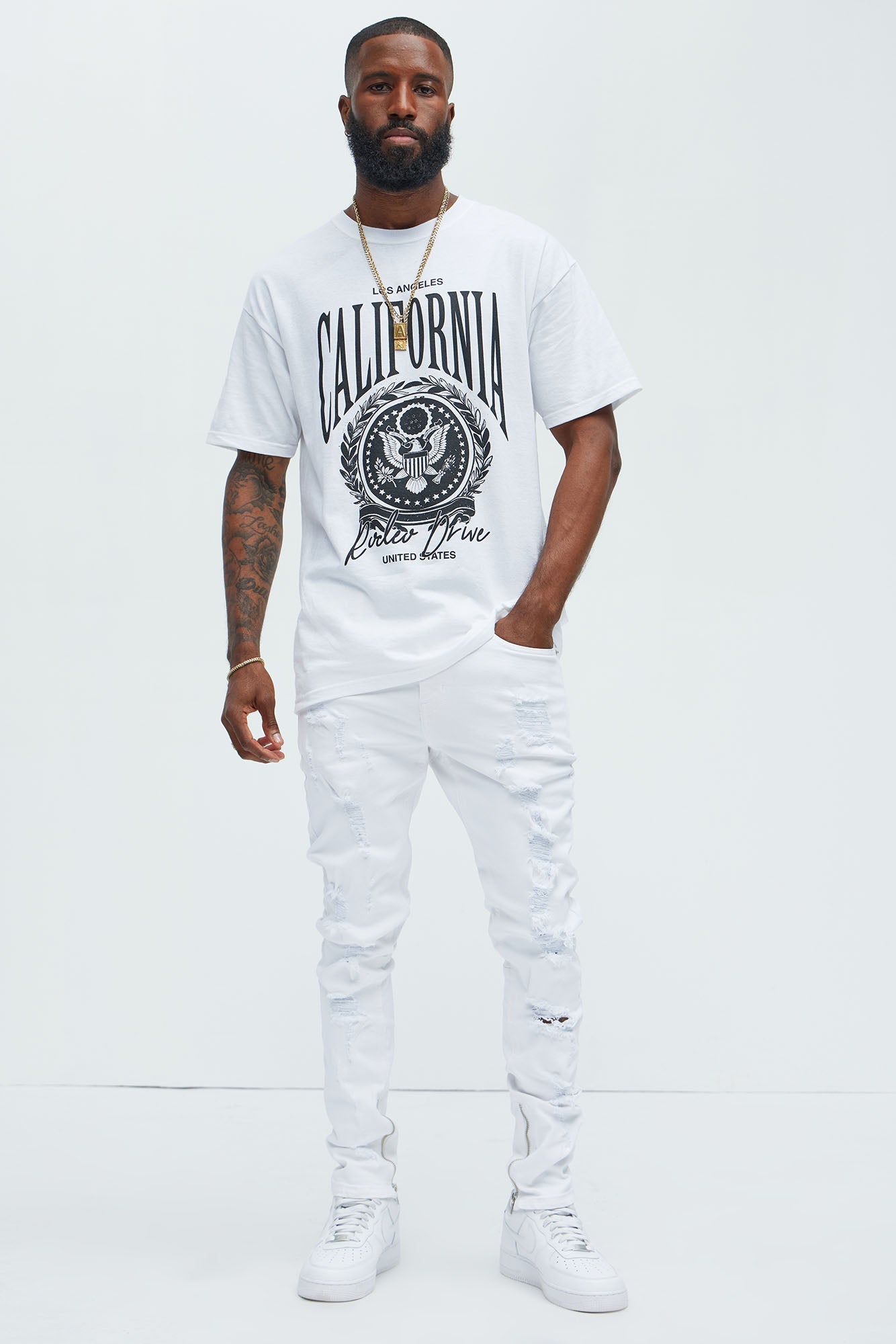 Stay Positive Skinny Jean - White - image 2