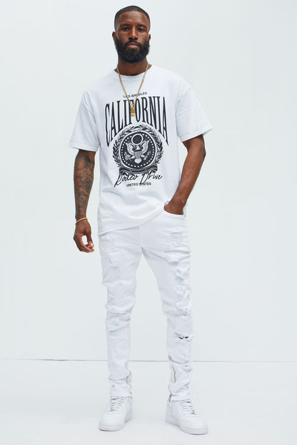 Stay Positive Skinny Jean - White - image 2