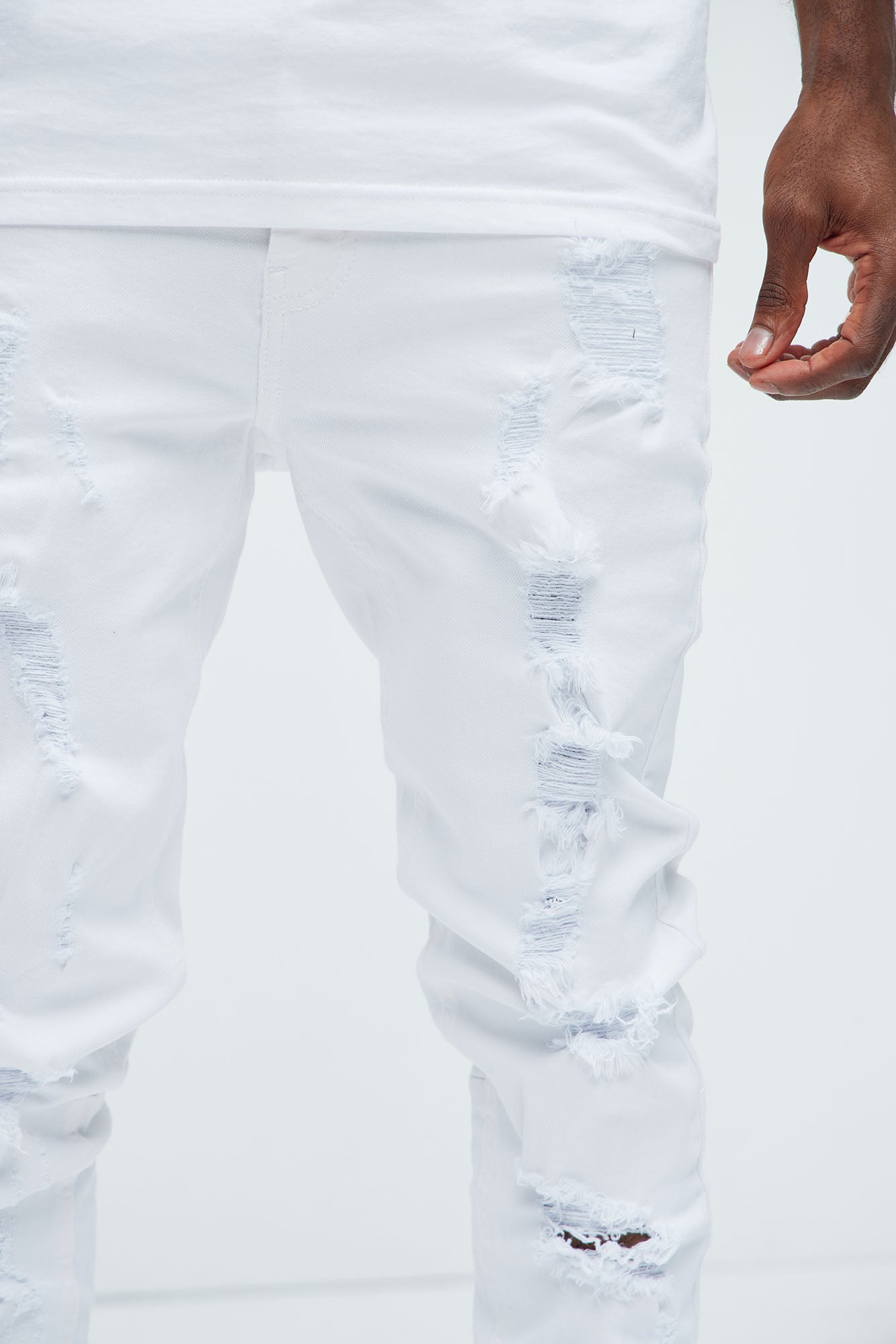 Stay Positive Skinny Jean - White - image 3