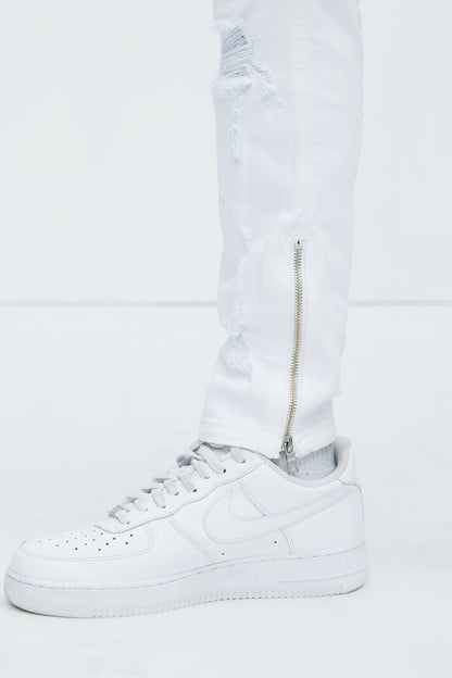 Stay Positive Skinny Jean - White - image 4