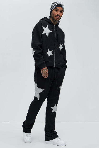 Tyson Stars Oversized Hoodie - Black - image 2