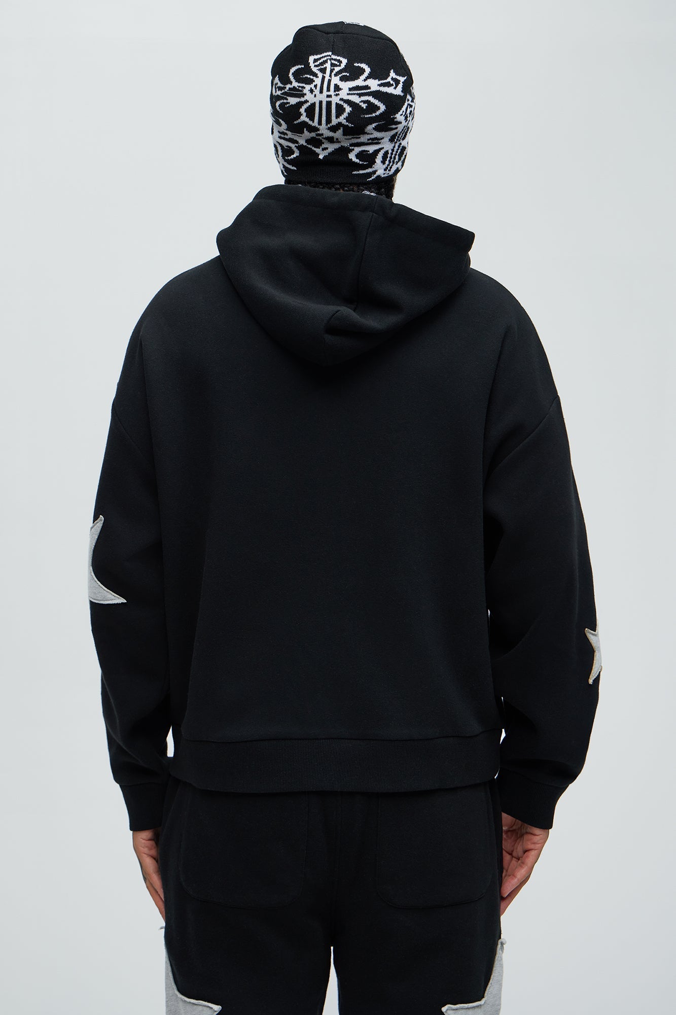 Tyson Stars Oversized Hoodie - Black - image 4