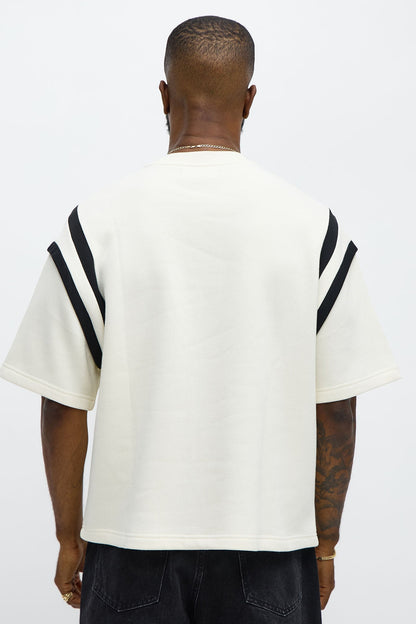 Prospect Boxy Short Sleeve Tee - Cream/combo - image 4