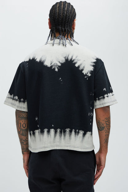 Blurred Edition Fleece Short Sleeve Tee - Black/combo - image 4