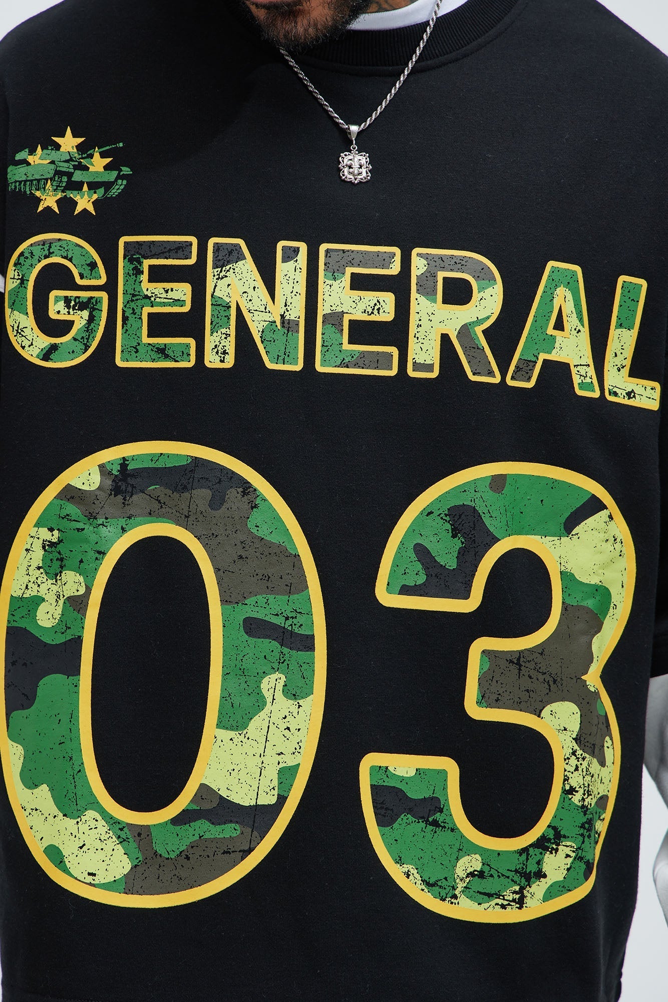 Tyson General Soldier Long Sleeve Tee - Black/combo - image 3
