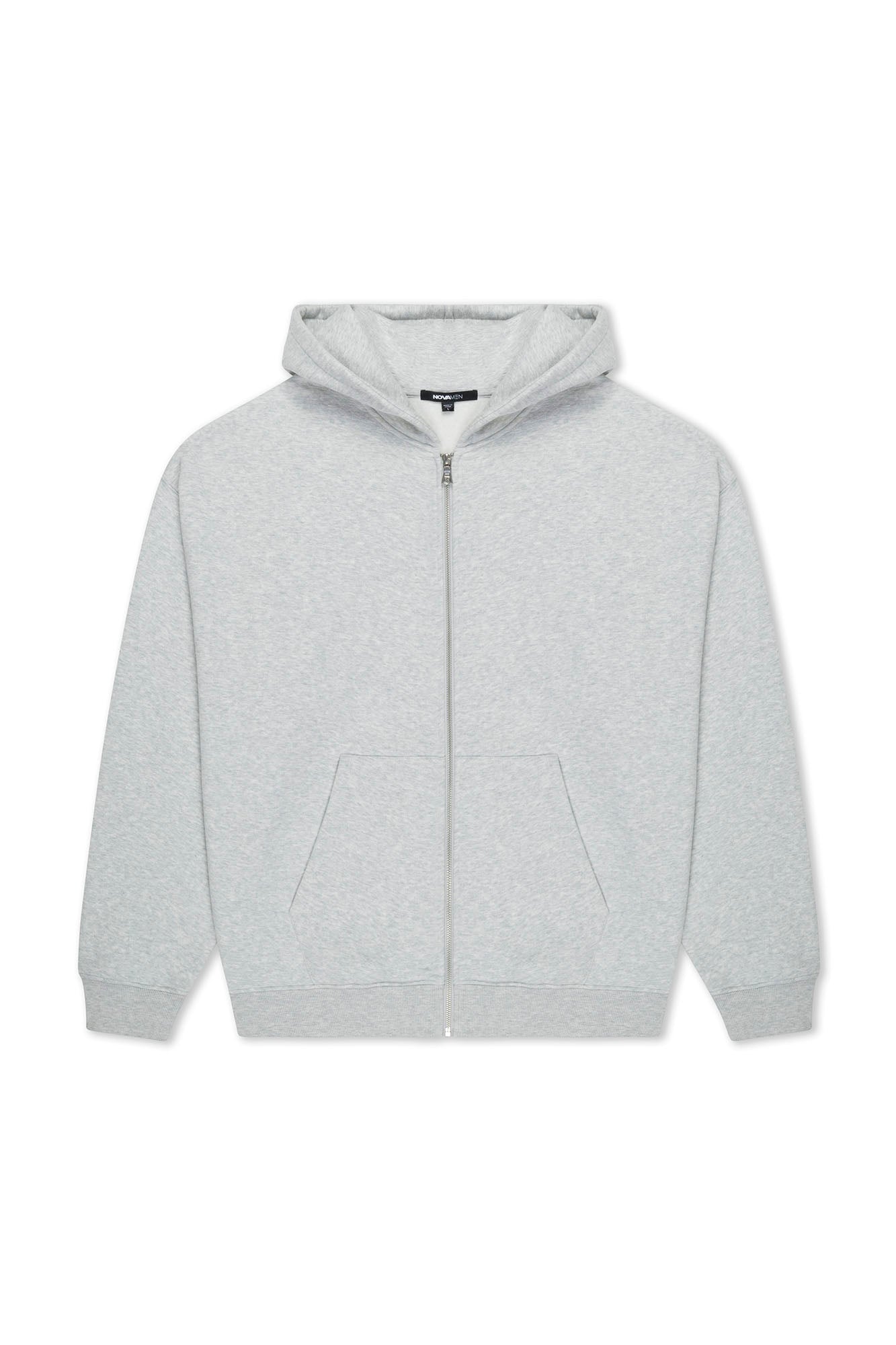410 Oversized Zip Hoodie - Heather Grey - image 3