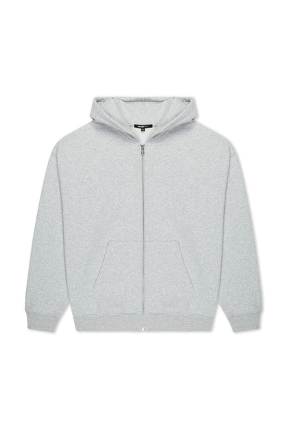 410 Oversized Zip Hoodie - Heather Grey - image 3