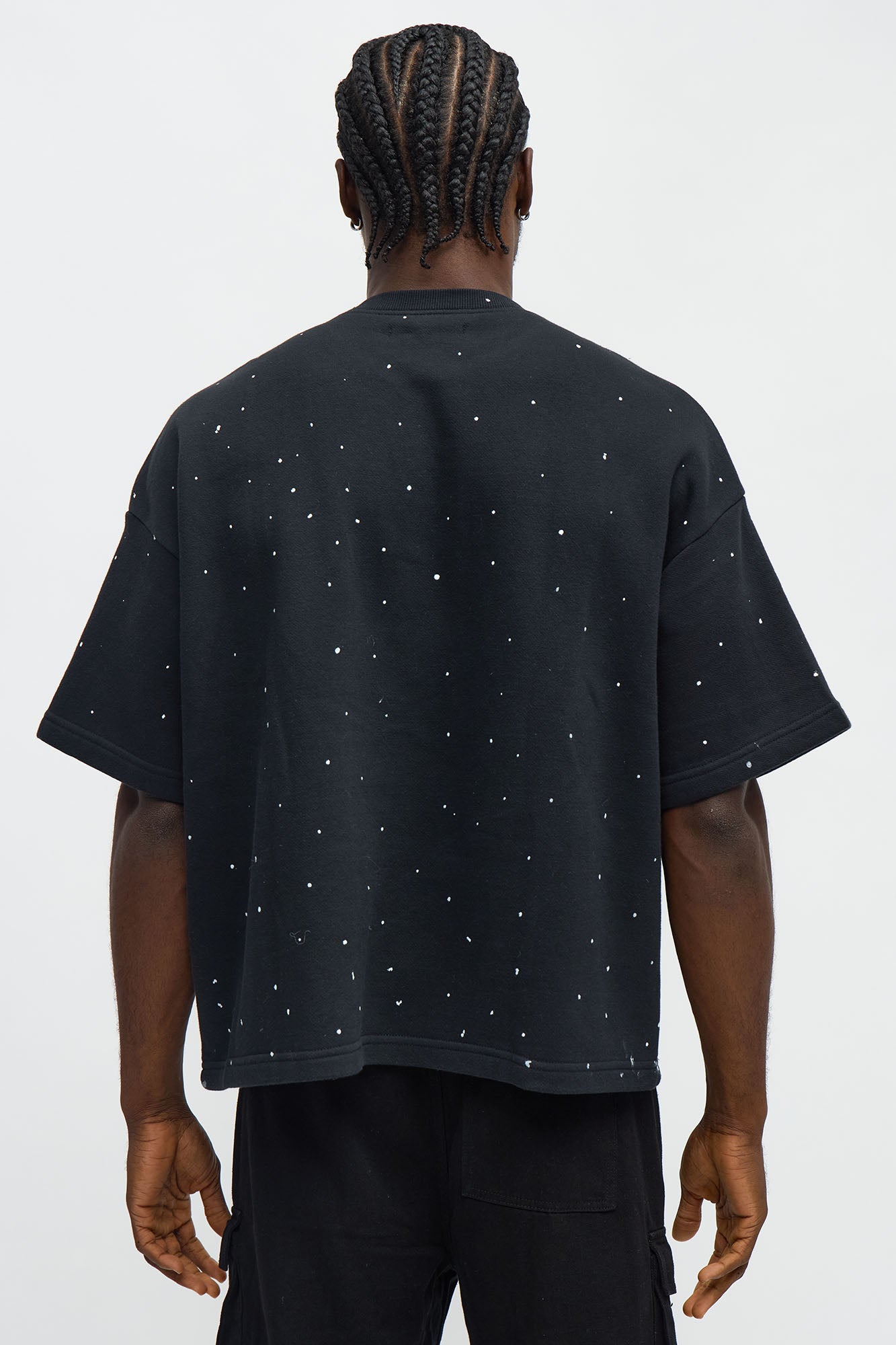 Relaxed Heavensent 777 Short Sleeve Tee - Black Wash - image 4