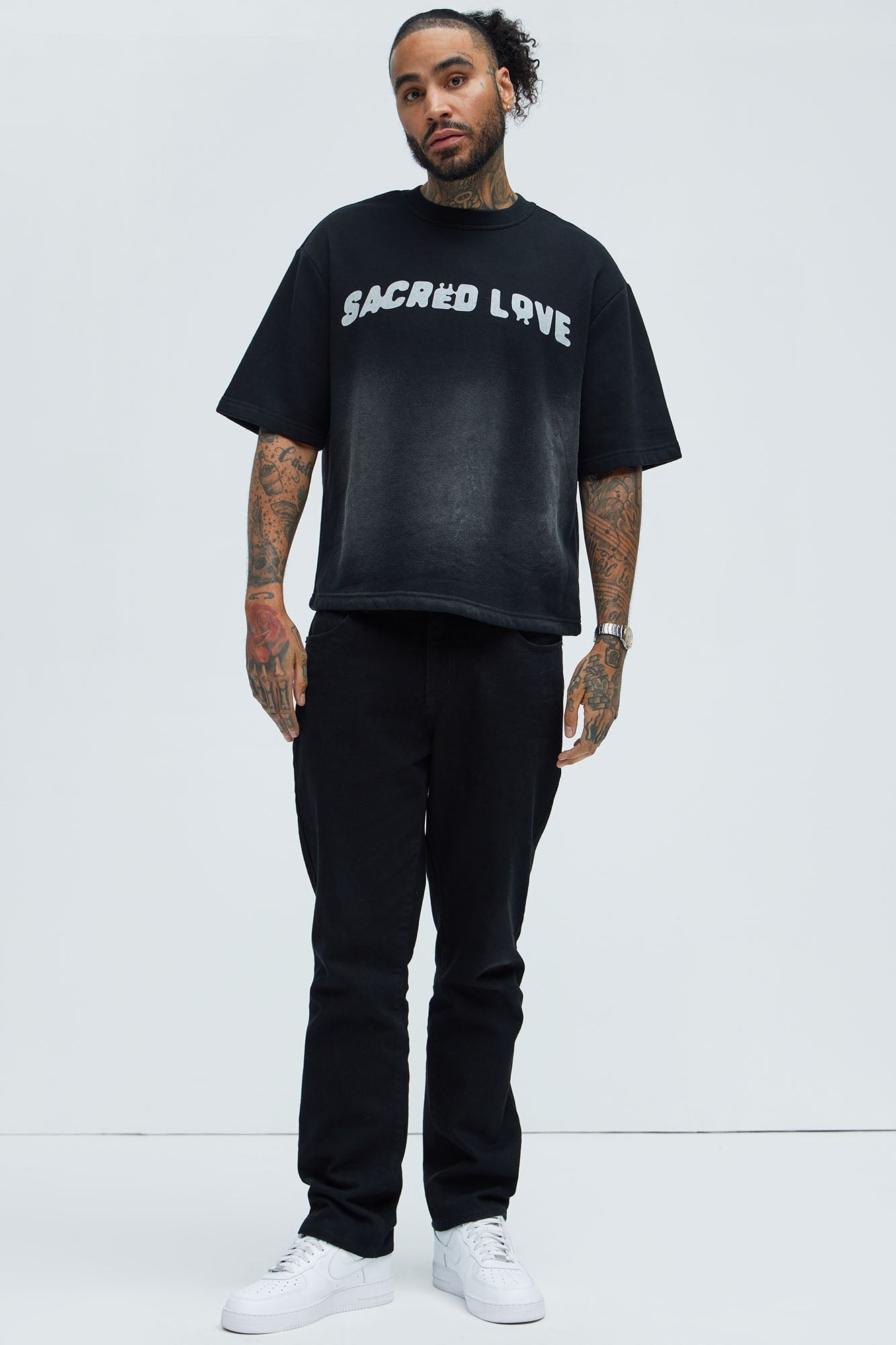 Tyson Sacred Love Relaxed Short Sleeve Tee - Black - image 2