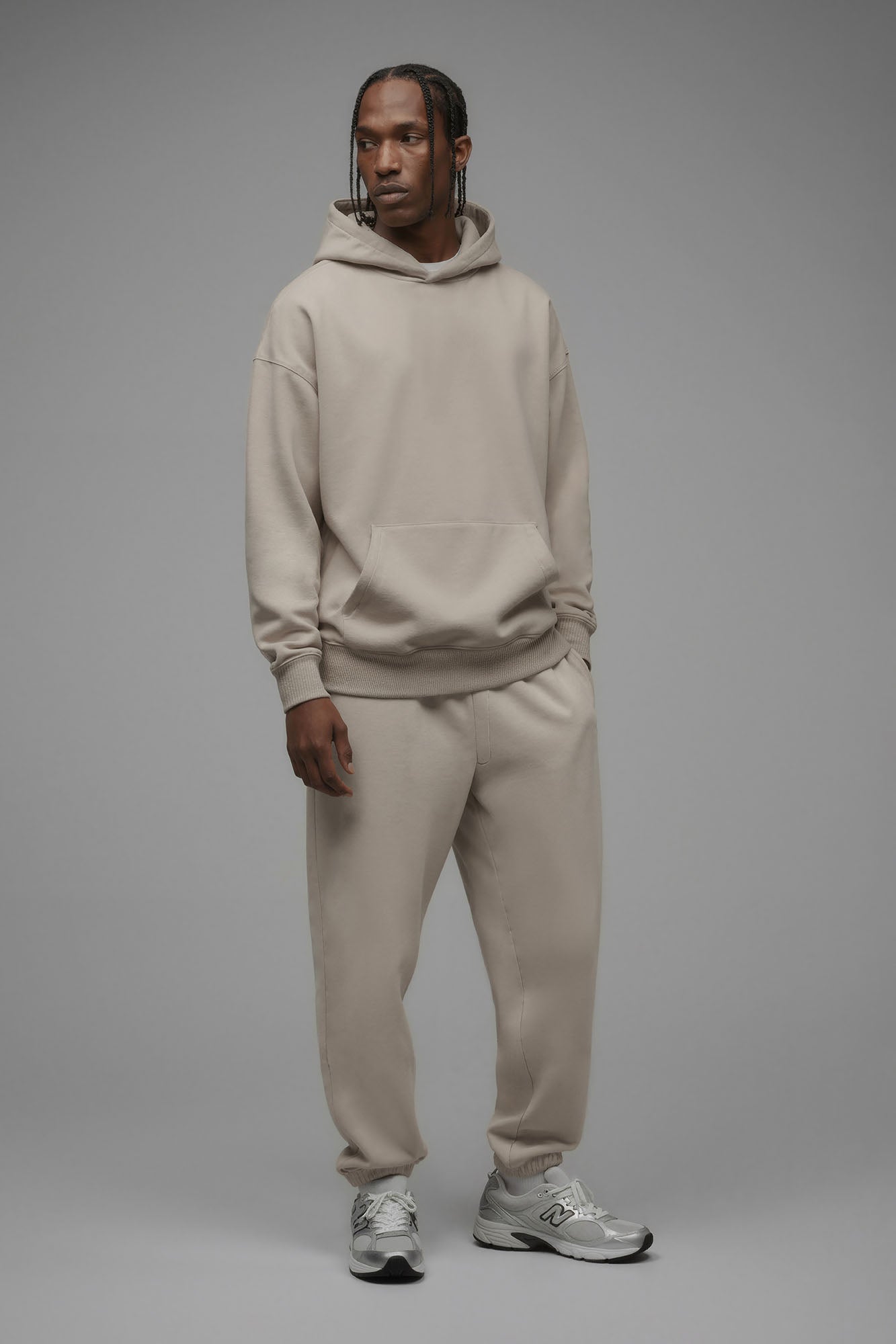 410 Oversized Hoodie - Sand - image 2