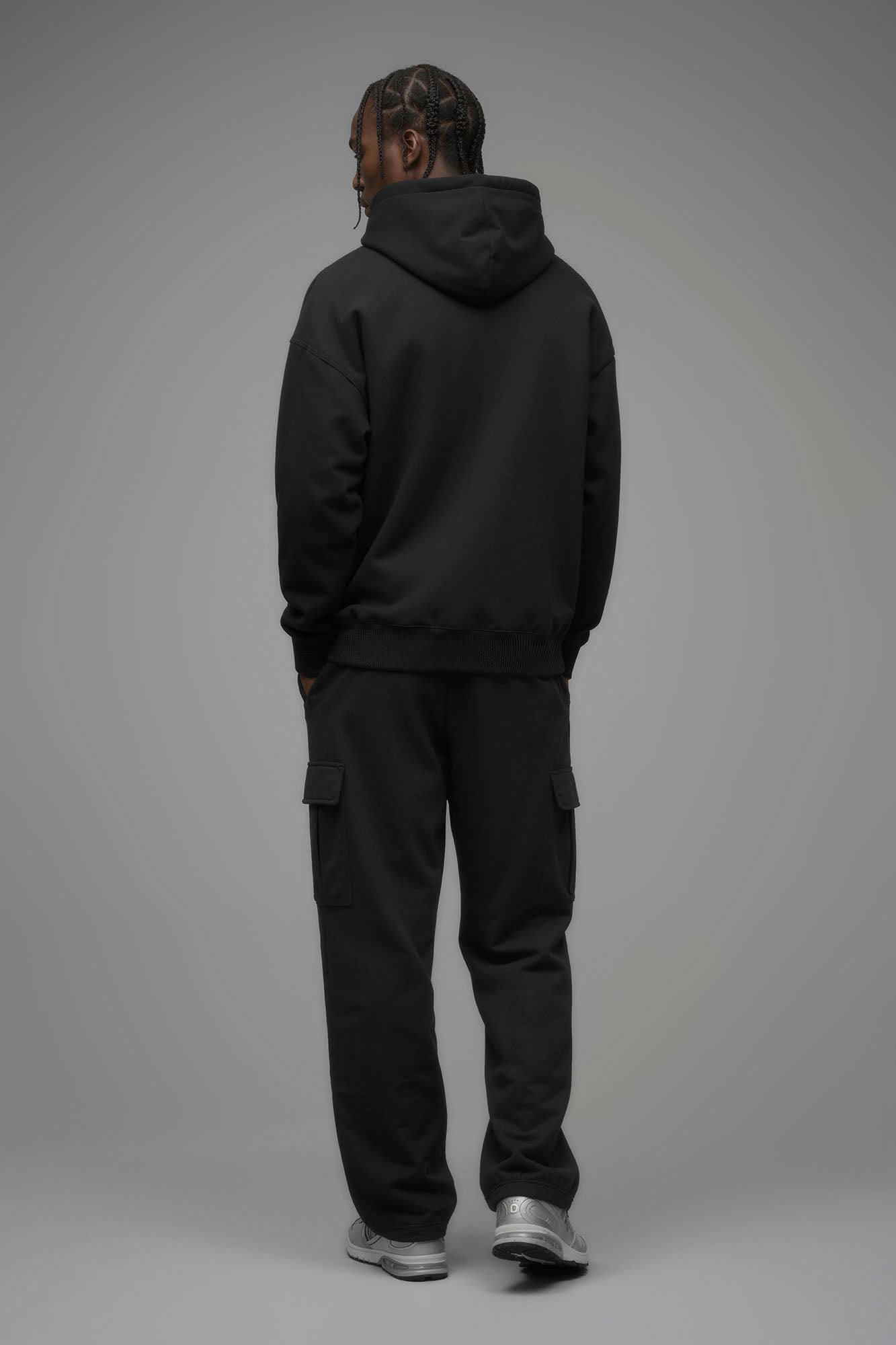 410 Oversized Zip Hoodie - Black - image 2