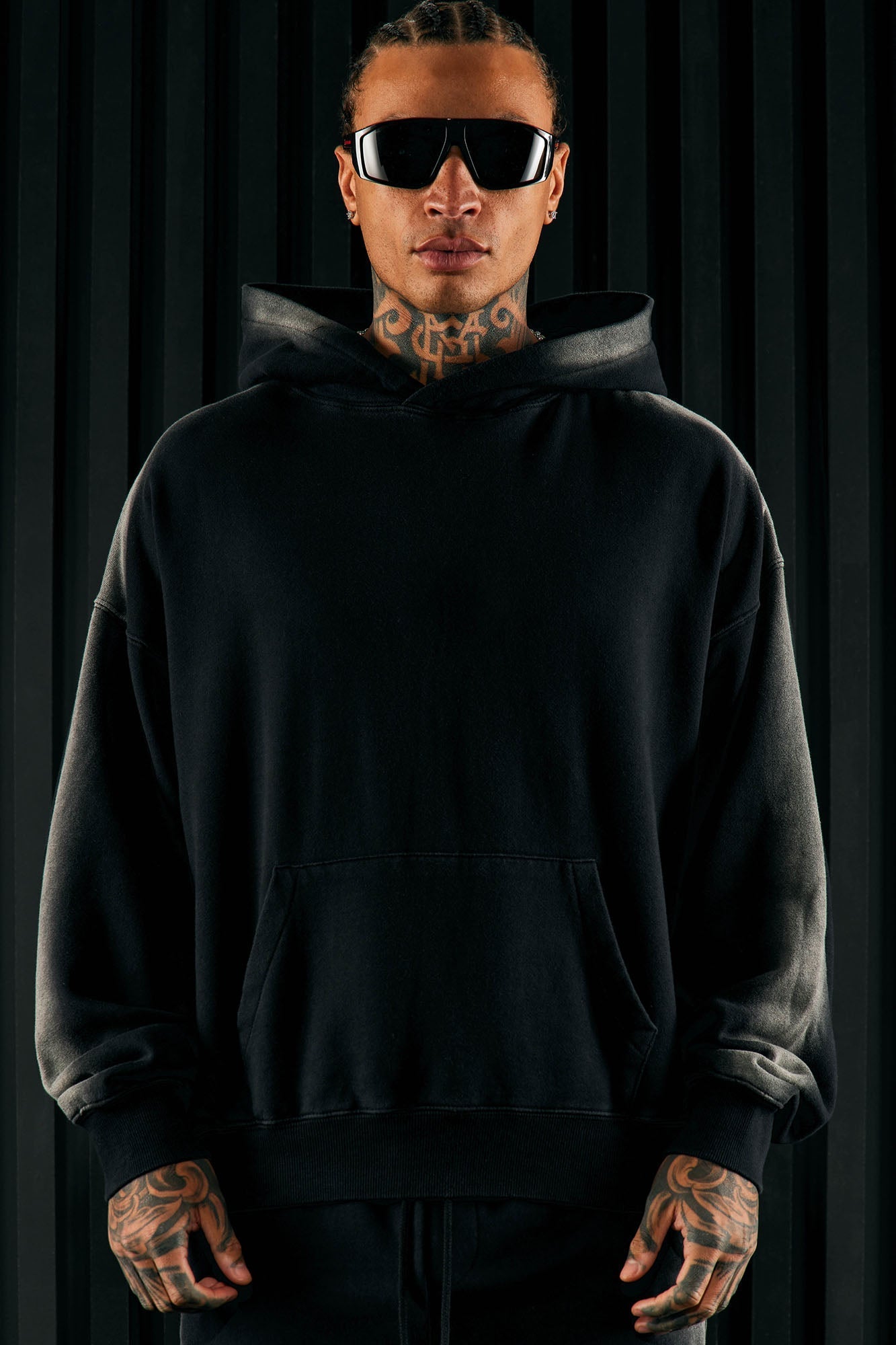 Tyson All You Oversize Hoodie - Black - image 3