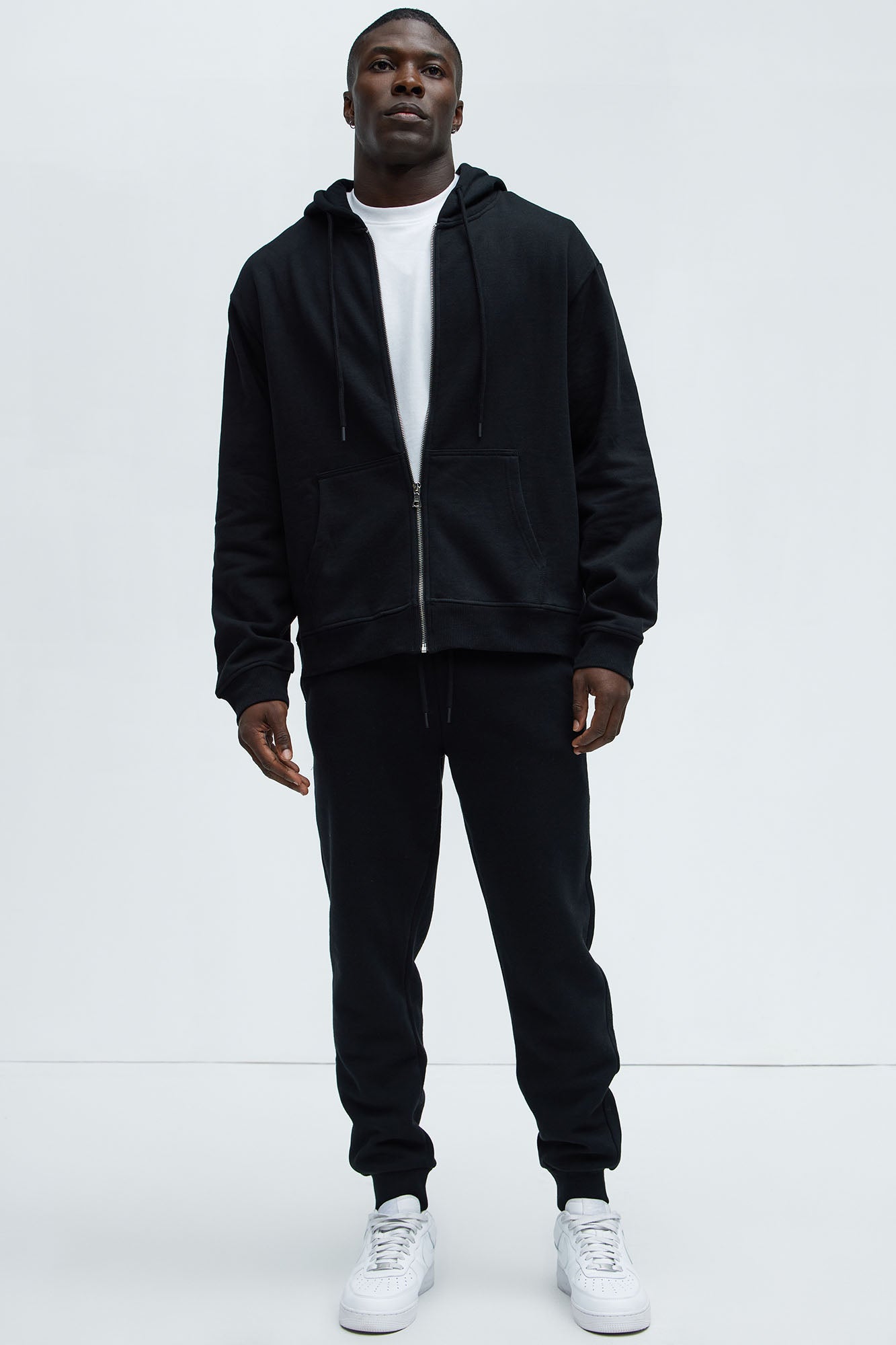 Tyson Zip Up Hoodie - Black - image 3