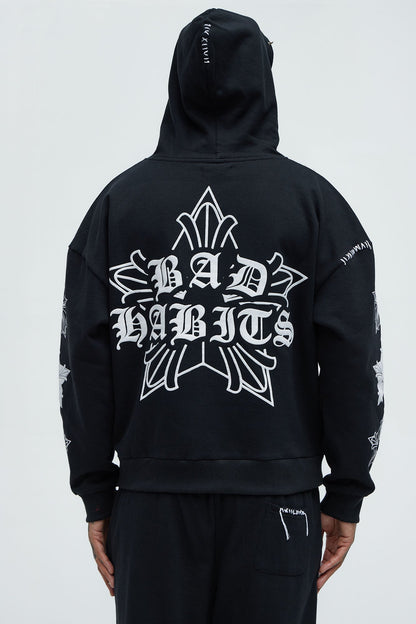 Stars Align Hoodie - Black - image 1