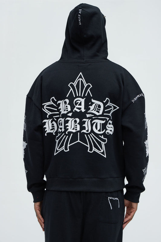 Stars Align Hoodie - Black - image 1