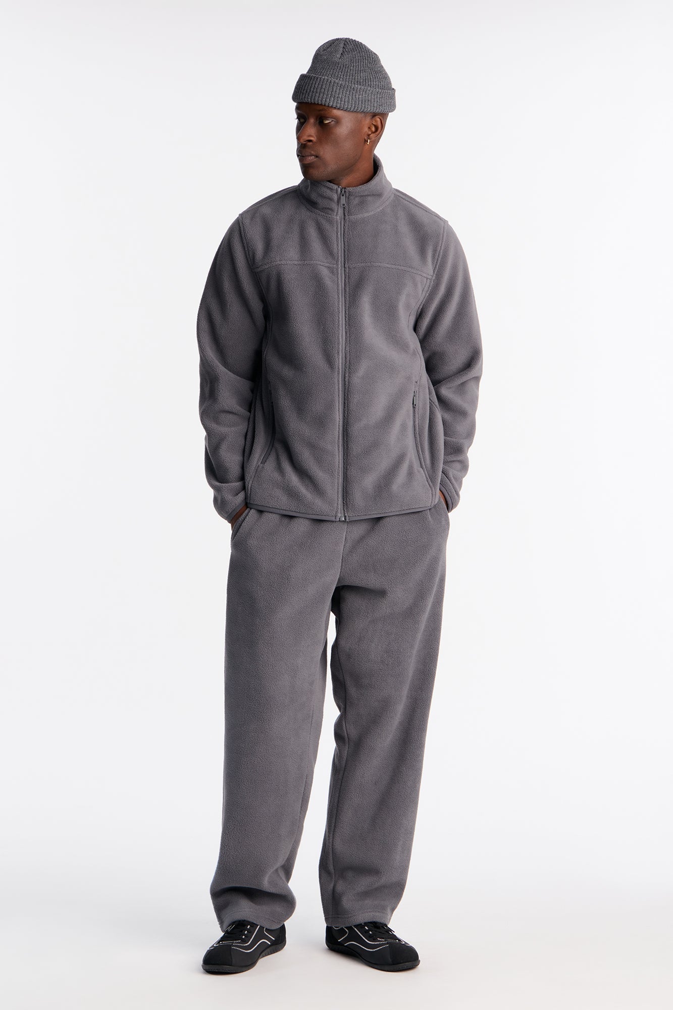 Core Microfleece Zip Jacket - Grey - image 2
