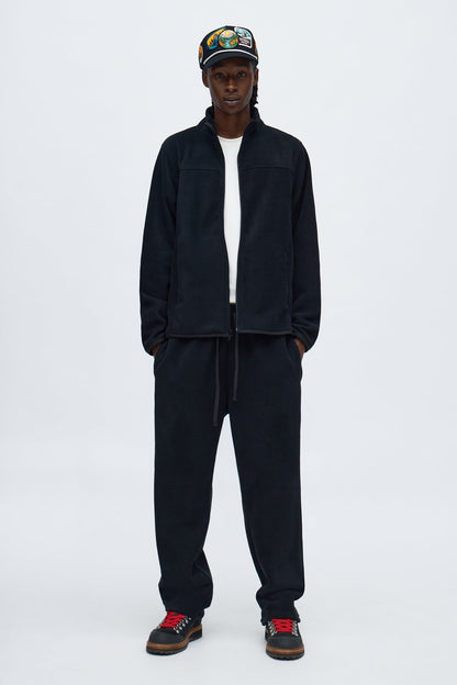 Core Microfleece Zip Jacket - Black - image 2
