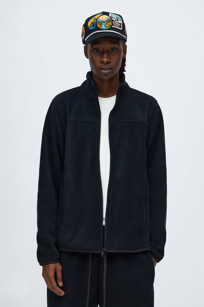 Core Microfleece Zip Jacket - Black - image 1