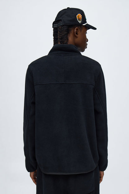 Core Microfleece Zip Jacket - Black - image 4