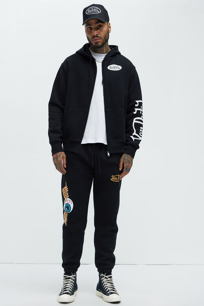 Von Dutch Gold Wings Hoodie - Black - image 3
