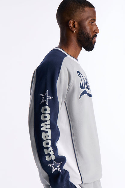 Cowboys Wave Rider Crewneck Sweatshirt - Grey - image 3