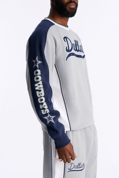 Cowboys Wave Rider Crewneck Sweatshirt - Grey - image 4