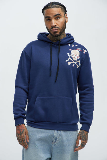 Burning Bridges Hoodie - Blue - image 2
