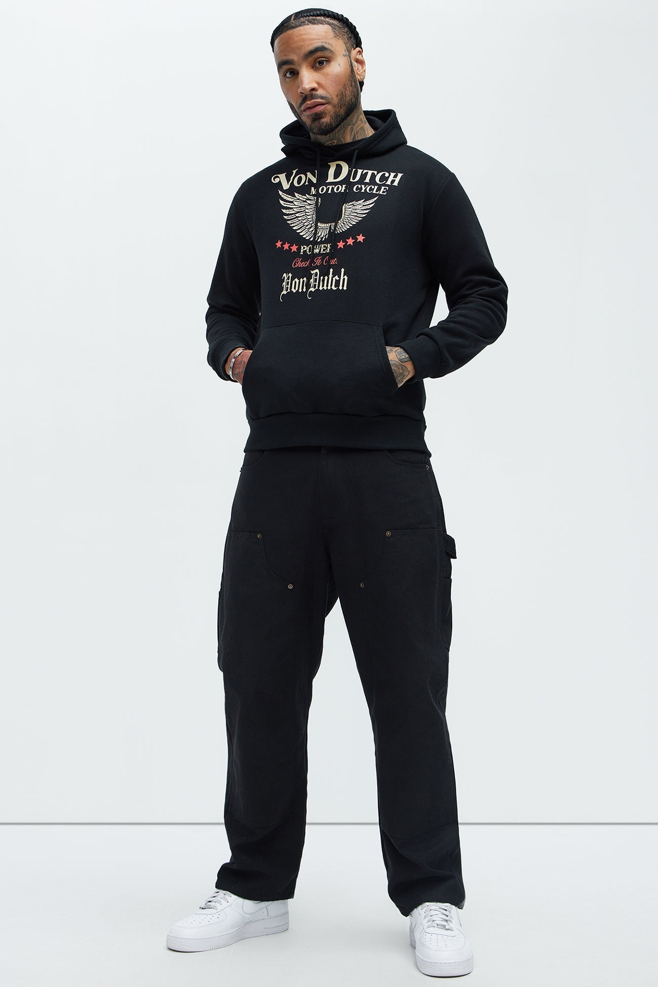 Von Dutch Wings Hoodie - Black - image 2