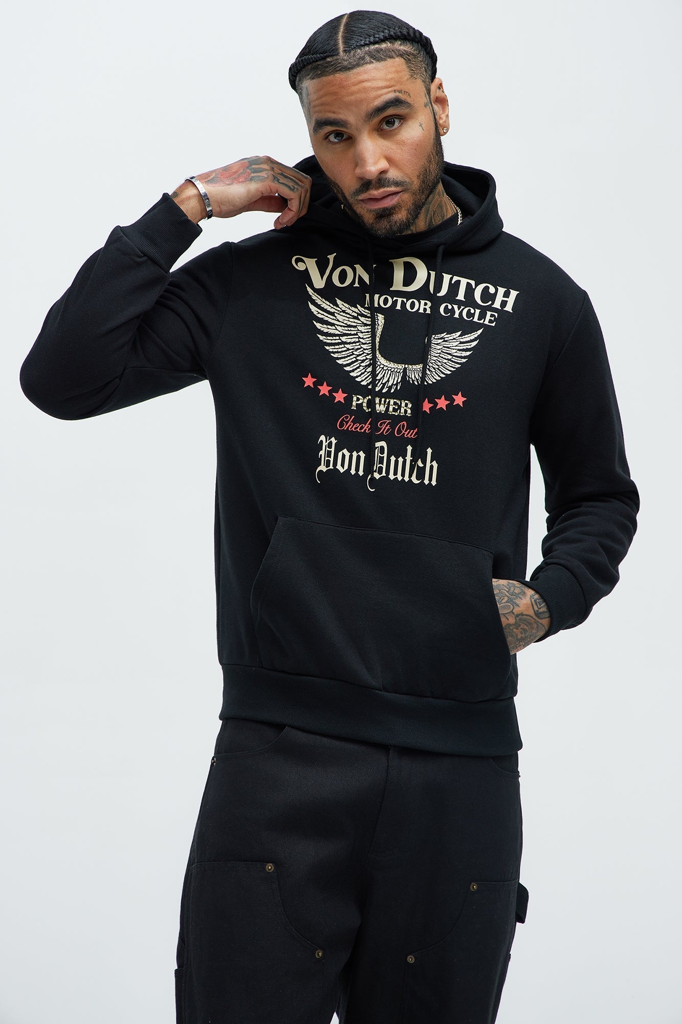 Von Dutch Wings Hoodie - Black - image 1