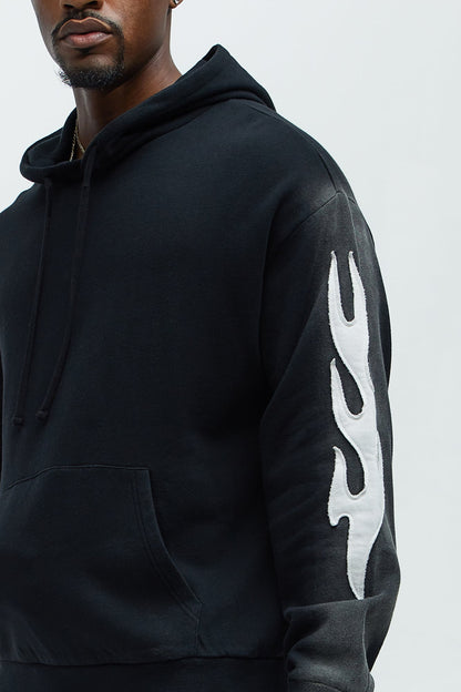 Flame Time Tyson Hoodie - Black - image 3