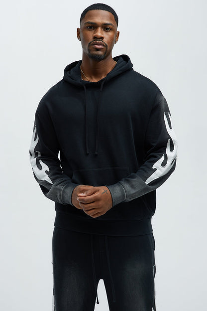Flame Time Tyson Hoodie - Black - image 1