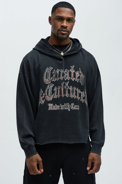 Tyson Curated Oversized Hoodie - Black Wash - image 1