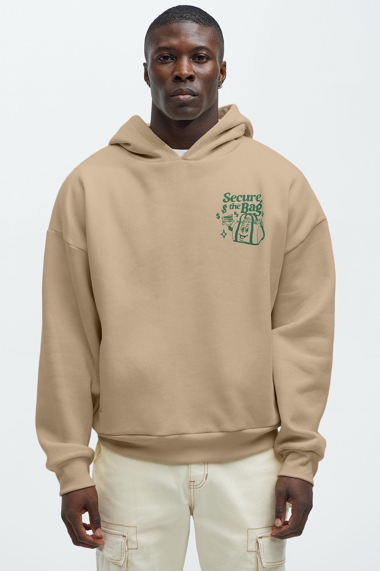 Stack That Cash Hoodie - Tan - image 3