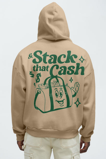 Stack That Cash Hoodie - Tan - image 1