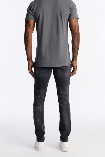 Your Everyday Skinny Distressed Jeans - Black Wash - image 4
