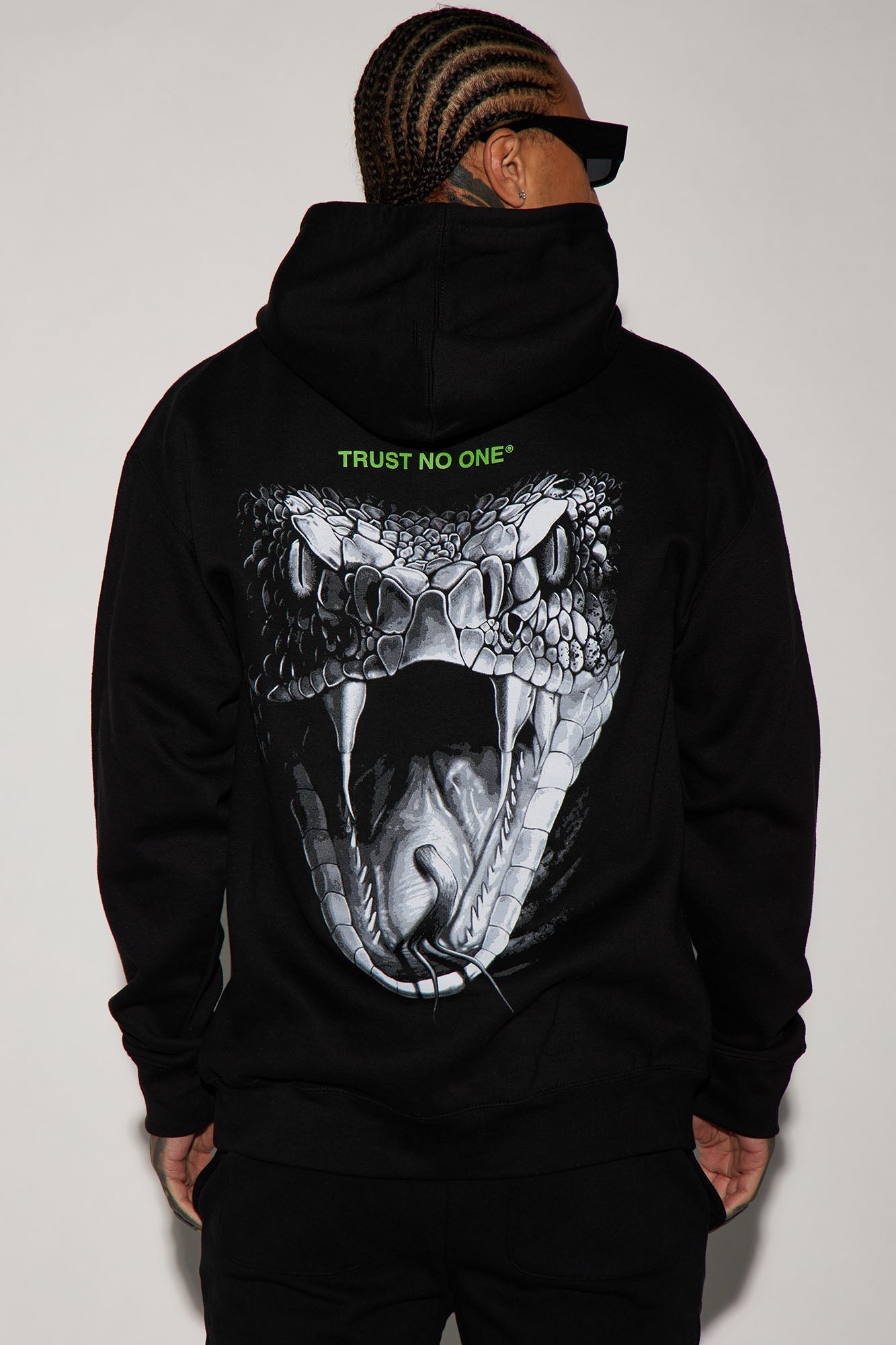 Beware Of Snakes Hoodie - Black - image 1