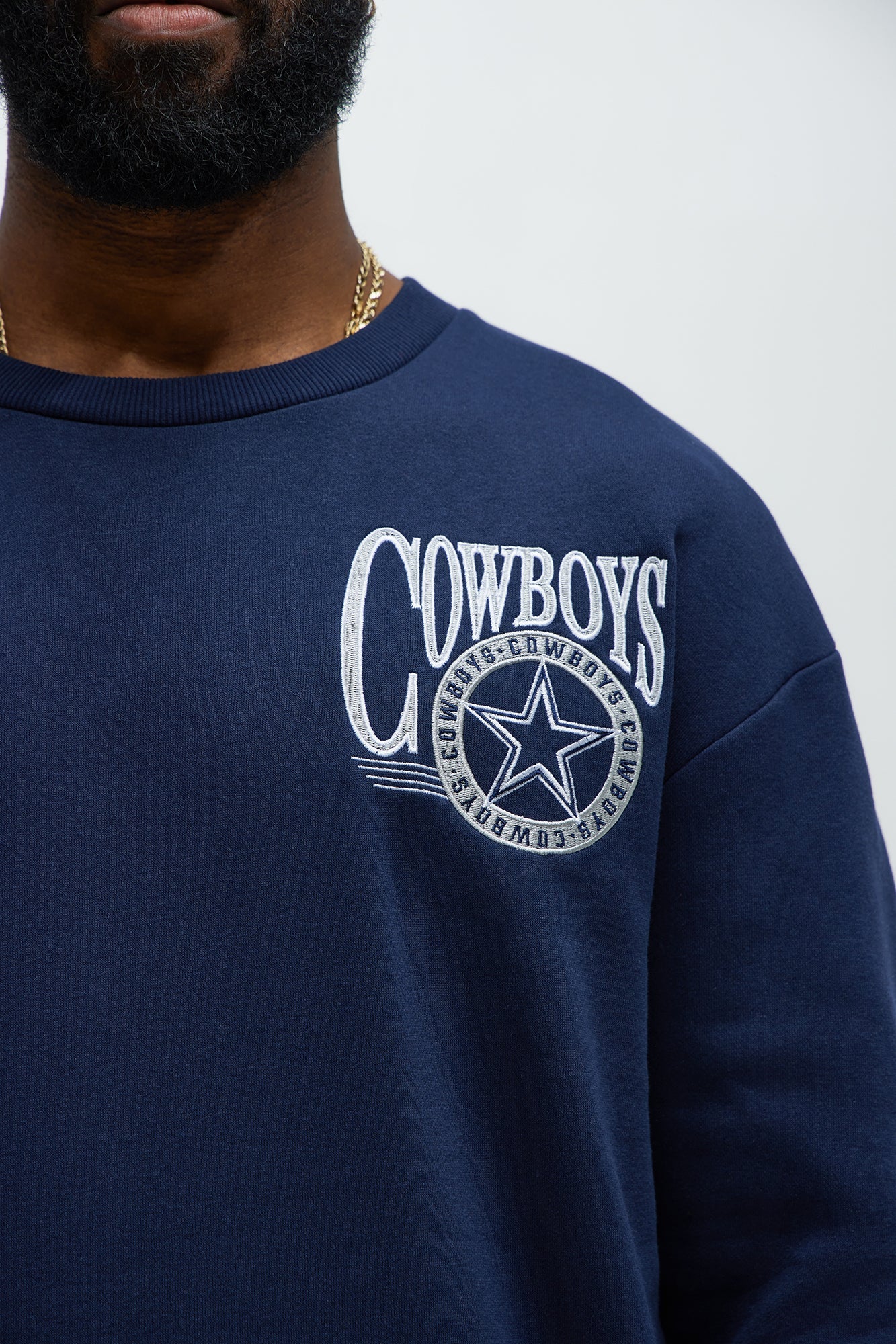 Cowboys Crew Neck Sweatshirt - Navy - image 4