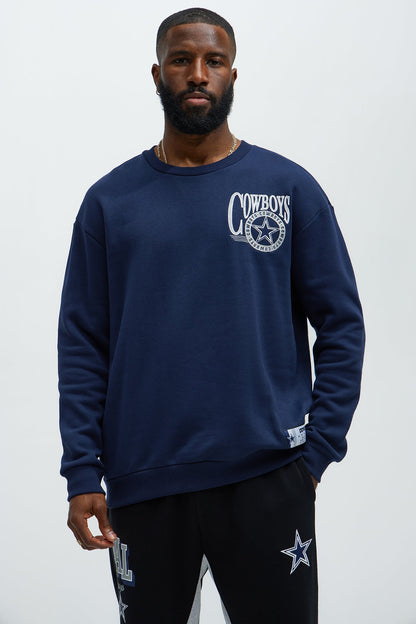 Cowboys Crew Neck Sweatshirt - Navy - image 2