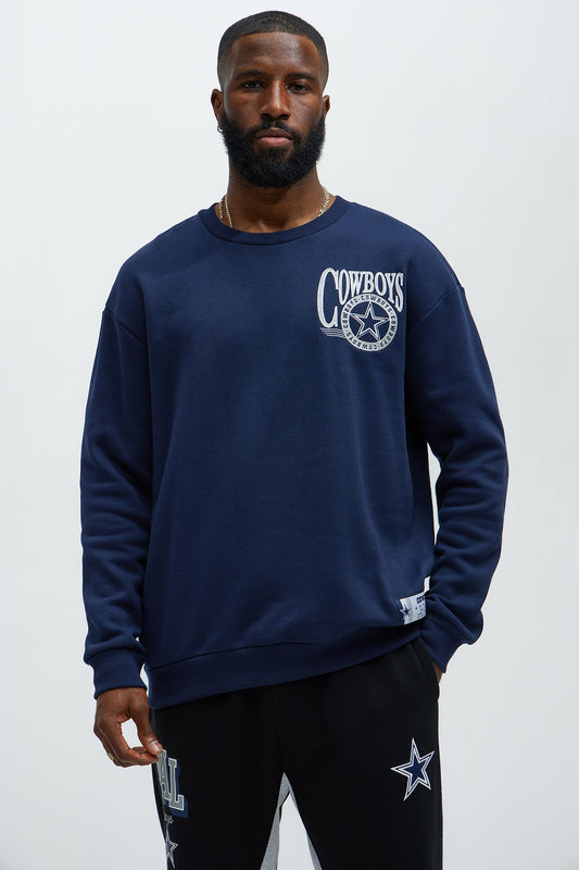 Cowboys Crew Neck Sweatshirt - Navy - image 2