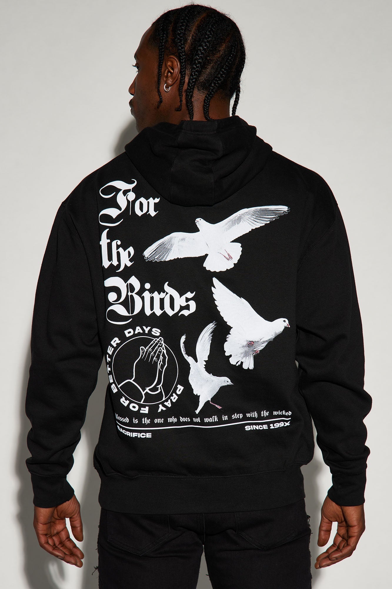 For The Birds Hoodie - Black - image 1