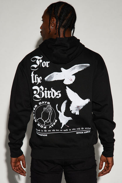 For The Birds Hoodie - Black - image 1