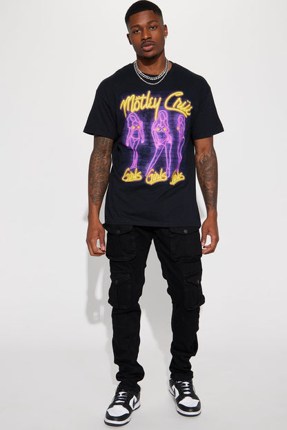 Dirty Ways Stacked Cargo Skinny Jeans - Black - image 3