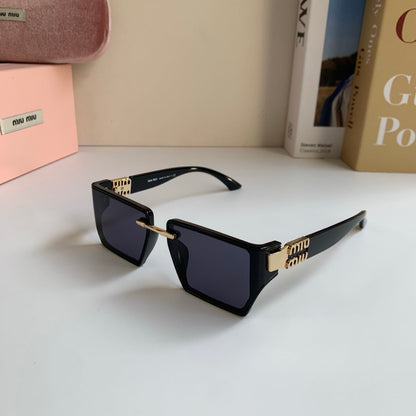 Miu Miu Square Acetate Glasses — 2026 Korean Fashion Eyewear