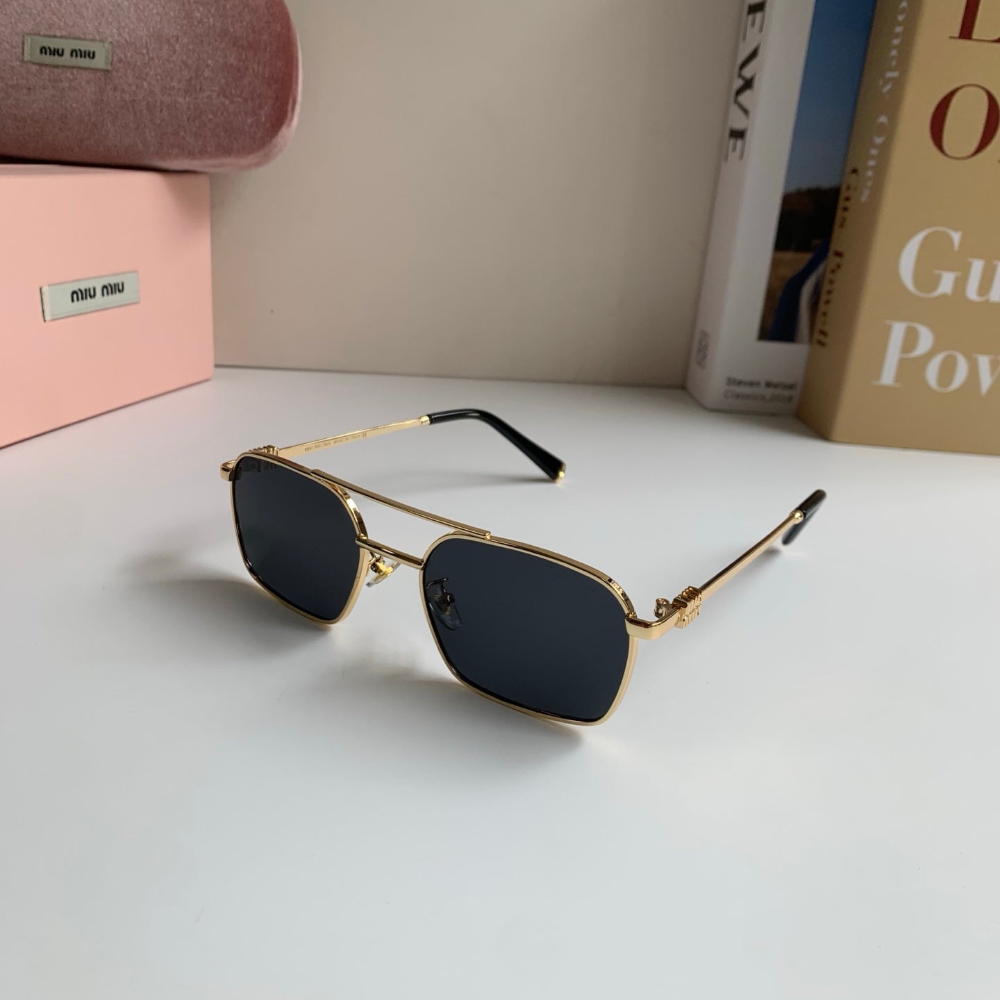 Miu Miu 2026 Acetate & Metal Square Frame Glasses