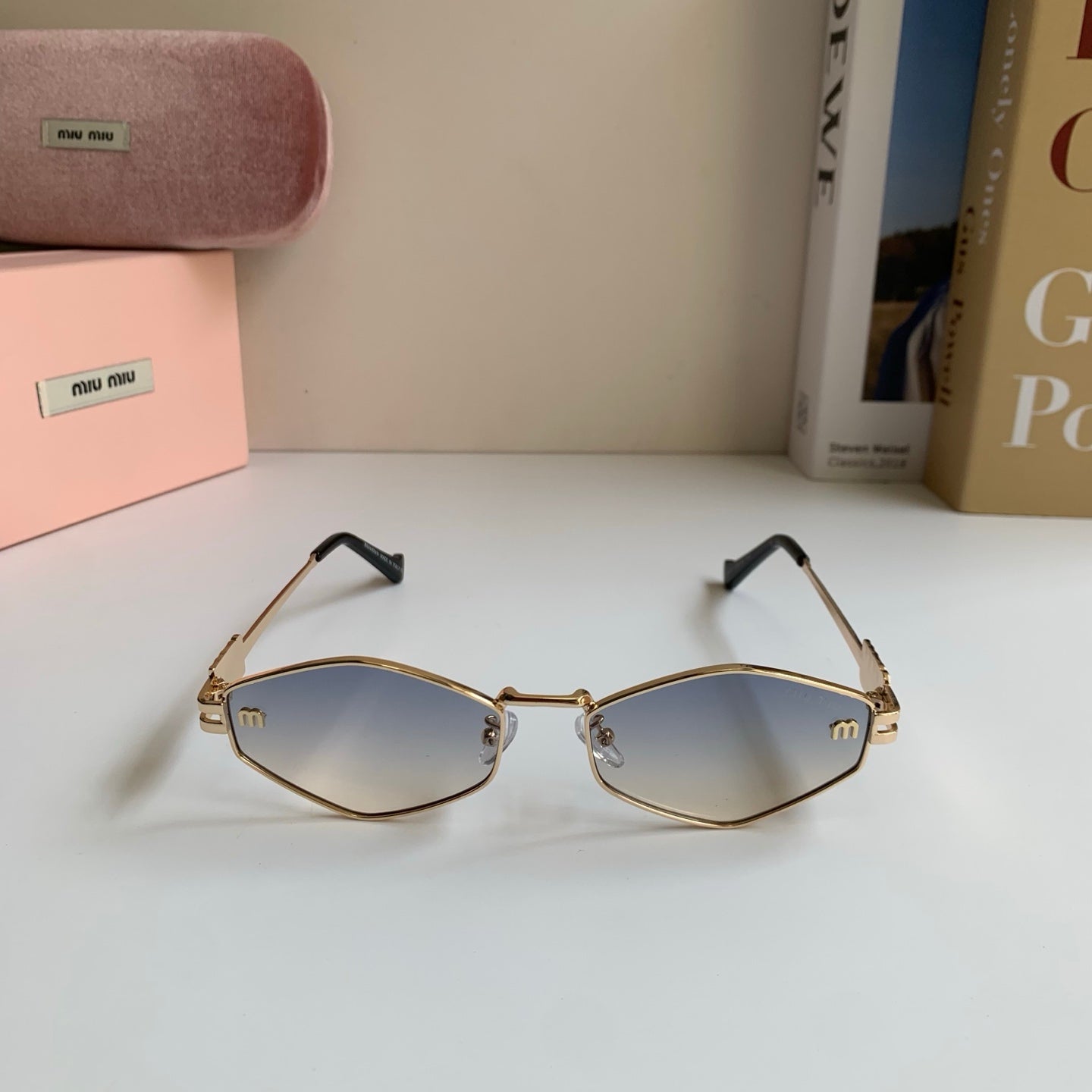 Miu Miu 2026 Acetate & Metal Square Frame Glasses