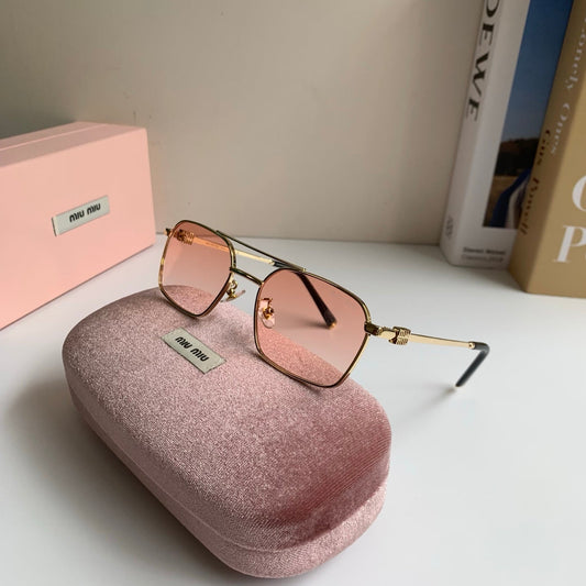 Miu Miu New Season Square Frame Optical Glasses 2026
