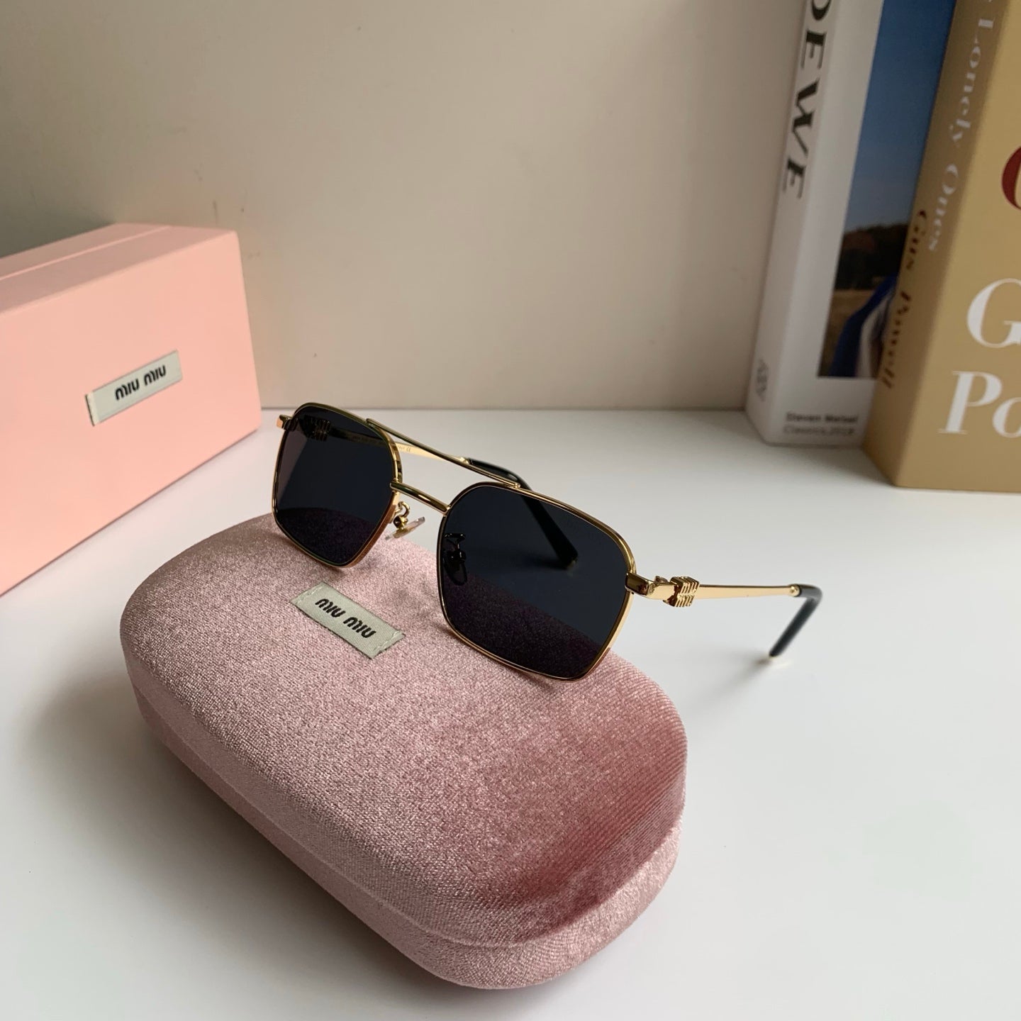 Miu Miu 2026 Acetate & Metal Square Frame Glasses