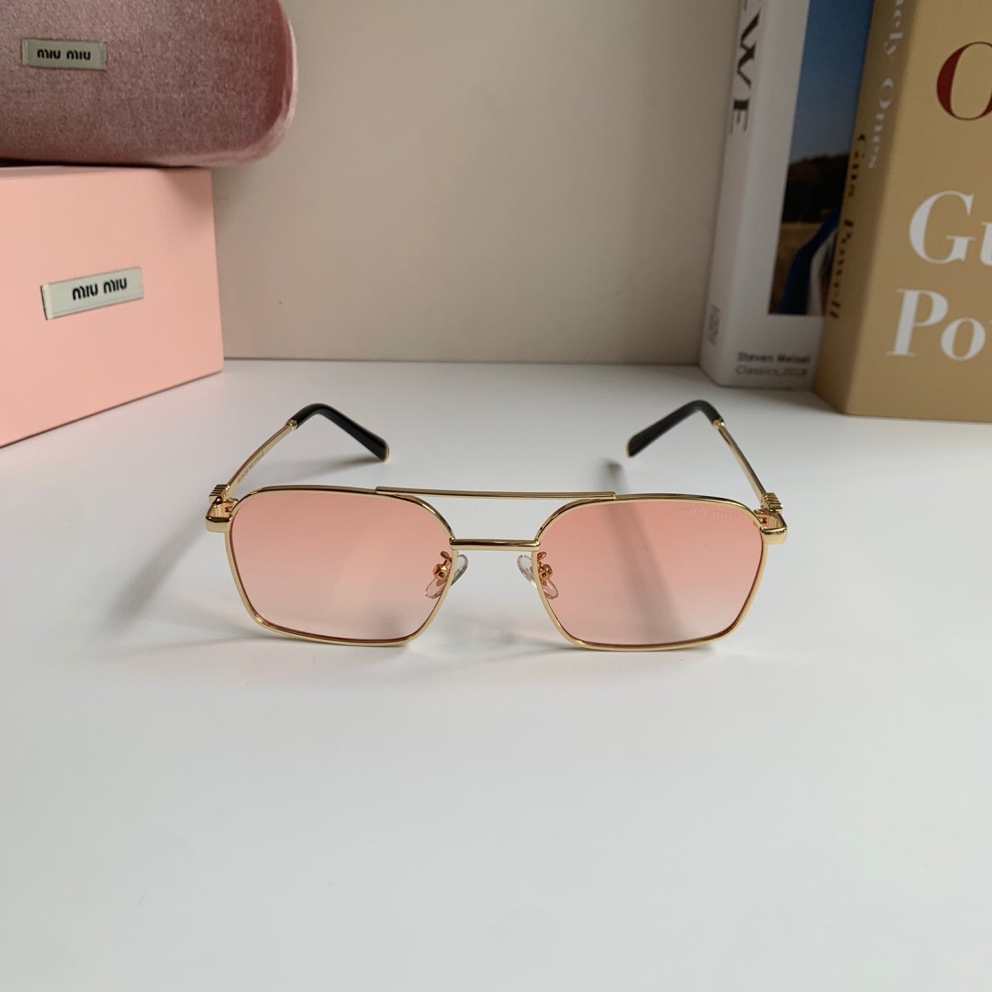 Miu Miu New Season Square Frame Optical Glasses 2026