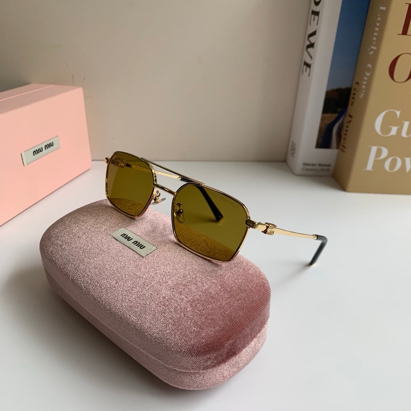 Miu Miu 2026 Acetate & Metal Square Frame Glasses