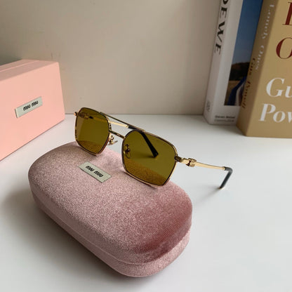 Miu Miu 2026 Acetate & Metal Square Frame Glasses